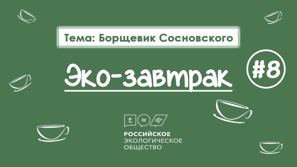 Эко-завтрак Российского экологического общества, посвященный проблемам, связанным с борщевиком Сосновского в средней полосе и севере России