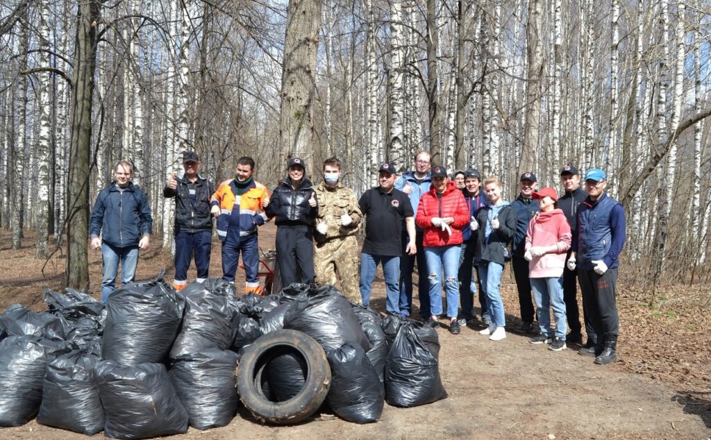 Кировское отделение Российского экологического общества приняло участие в субботнике