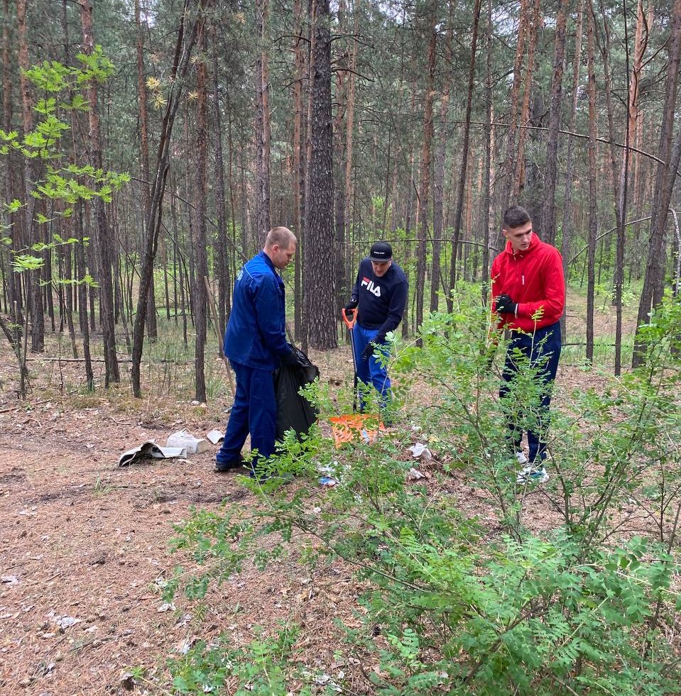 Заводчане приняли участие в экологической акции «Чистый лес»