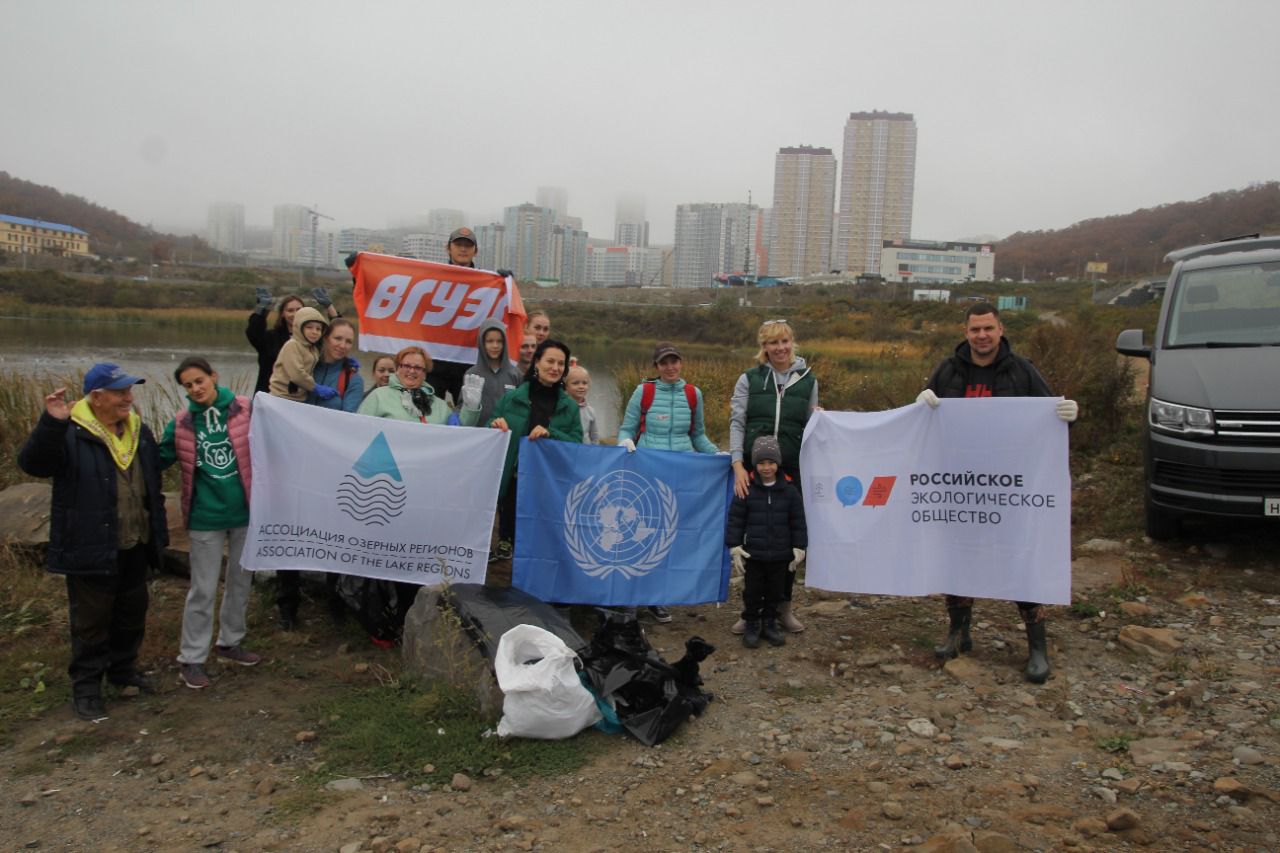 Приморское отделение Российского экологического общества приняло участие в акции «Чистые берега Евразии 2022»