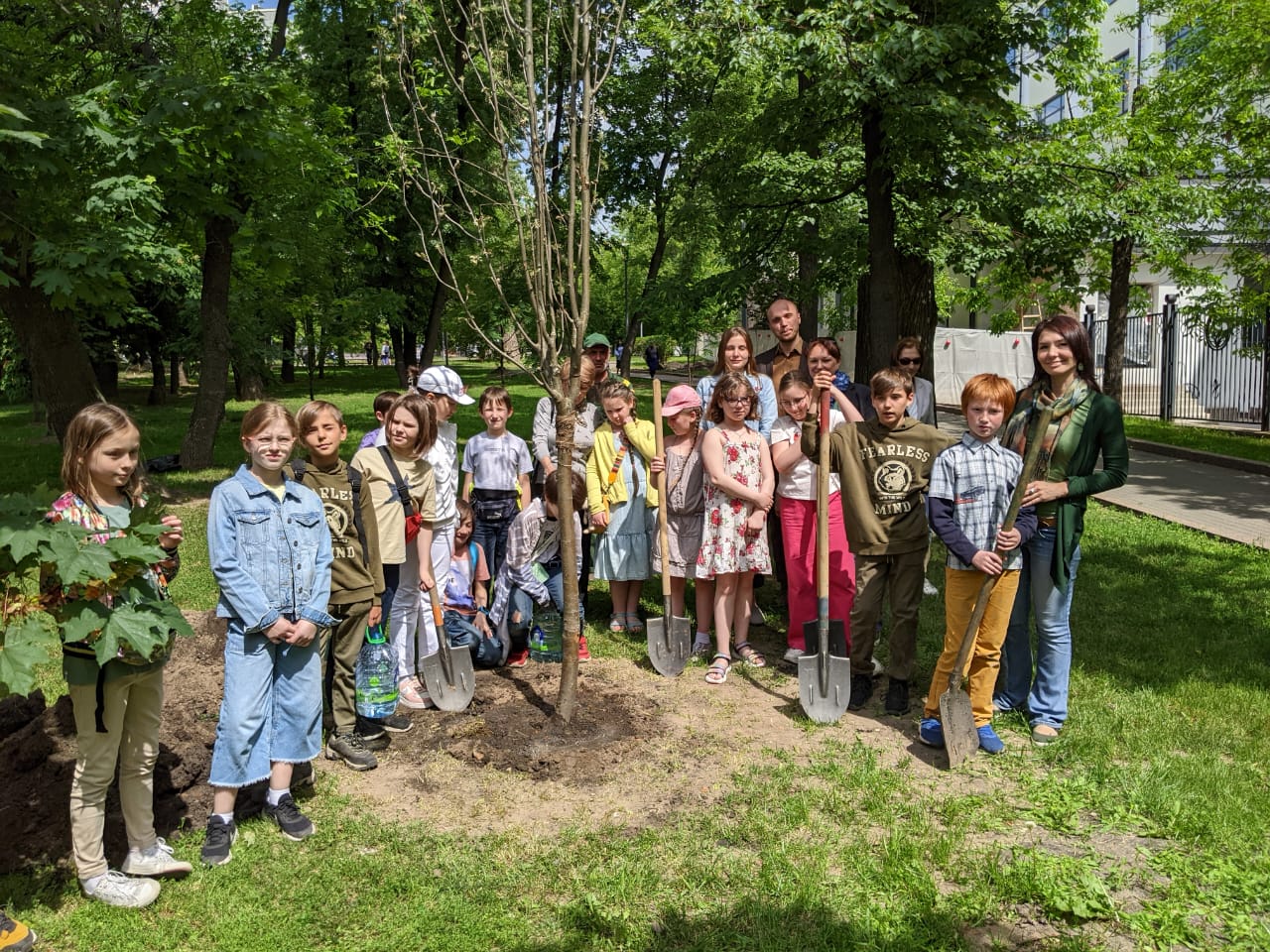 Российское экологическое общество и Школа им. Гнесина принял участие в акции «Миллион деревьев»