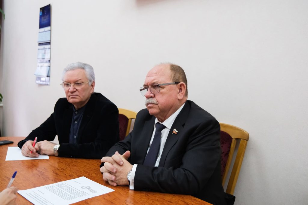 Александр Клыканов провел встречу с Сенаторами Российской Федерации, представляющими Астраханскую область