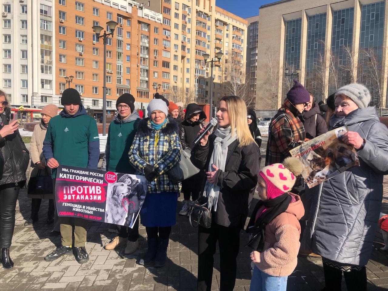Новосибирское отделение Российского экологического общества присоединилось к акции против эвтаназии животных